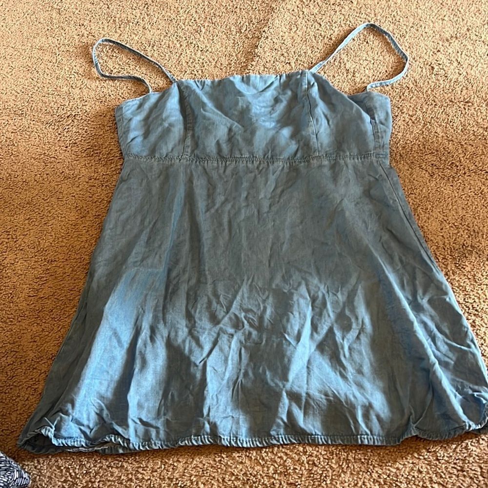Bershka denim mini dress M